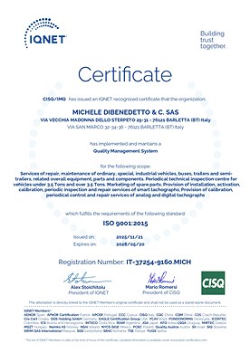 Dibenedetto - ISO 9001:2015