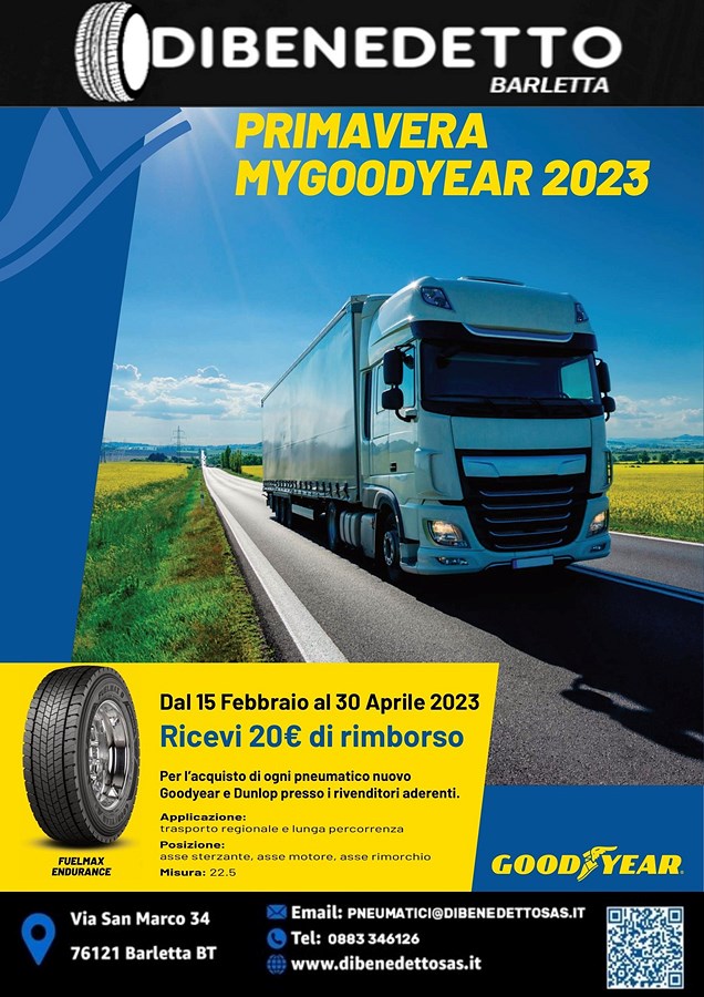 ✨PROMO PRIMAVERA MY GOODYEAR✨ Dal 15 Febbraio al 30 Aprile 2023!