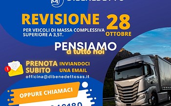 Revisione veicoli di massa complessiva superiore a 3,5T - 28 Ottobre 2022